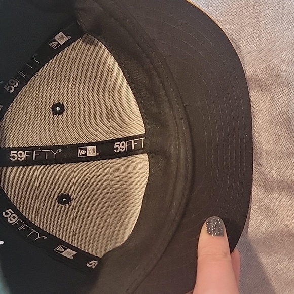 Oakland A's Hat New Era 59Fifty /New Era Fitted 7 Official On Field Cap - Picture 13 of 13